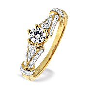 9K Gold Ring Mount (0.20ct)