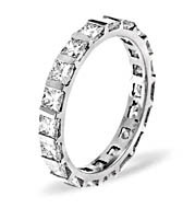 OLIVIA 18KW DIAMOND FULL ETERNITY RING 1.00CT G/VS