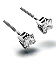 OLIVIA 18KW DIAMOND STUD EARRINGS 1.00CT G/VS