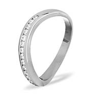 RAE TWIST 18KW DIAMOND HALF ETERNITY RING 0.50CT H/SI