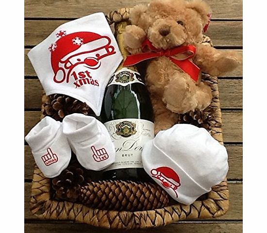 The Gift Box Baby First Christmas with Mum amp; Dad Hamper - unisex