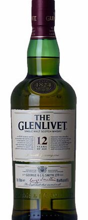 Glenlivet 12 year old, Speyside 70cl