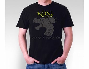 Hobbit King Smaug Black T-Shirt Medium ZT