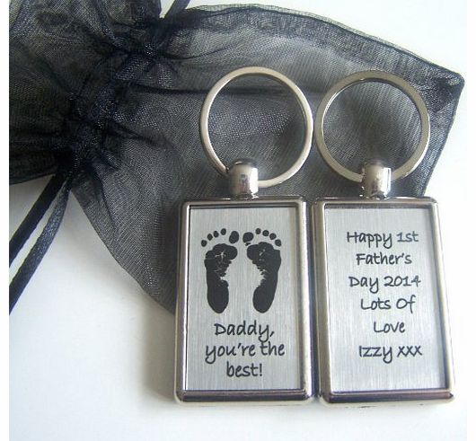 Baby Hand and Foot Print Keyring