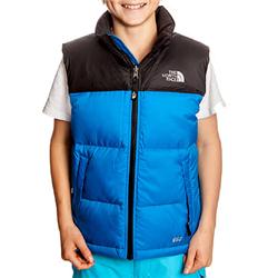 North Face Boys Nuptse Vest - Athens Blue