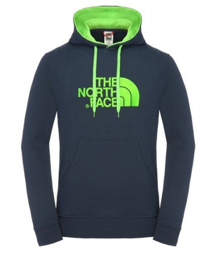 Drew Peak Light Pullover Hoody Small Cosmic Blue Power Green