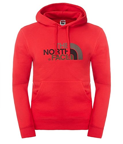 Mens Drew Peak Pullover Hoodie - TNF Red, Large