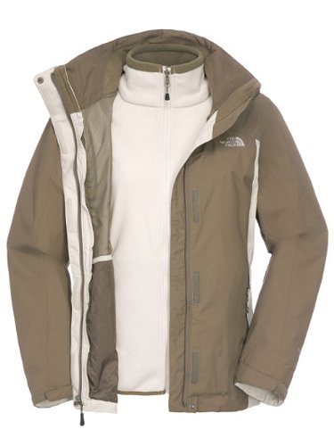 Womens Evolution 2 Triclimate Jacket - Weimaraner Brown/Moonlight Ivory