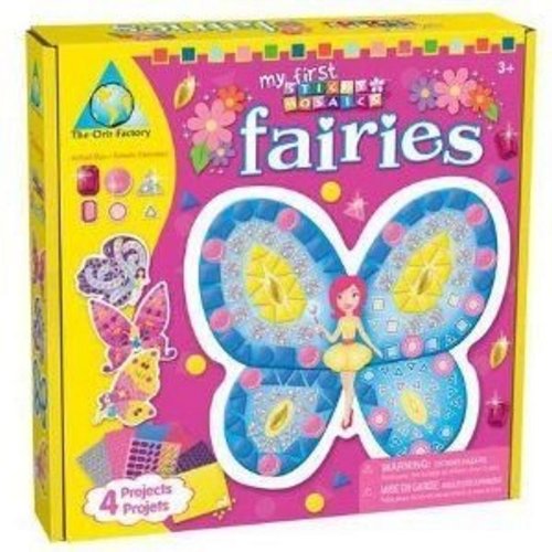 My First Sticky Mosaics Kit-Fairies