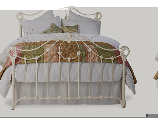 Alva Bedstead - Glossy Ivory