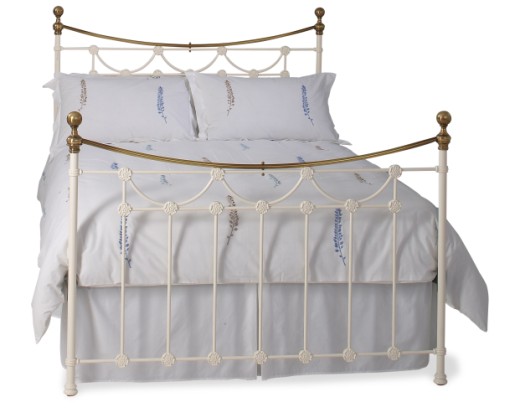 Kingsize Aberlour Bedstead - Glossy Ivory