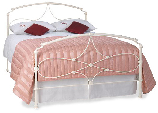 Single Lyon Bedstead - Glossy Ivory