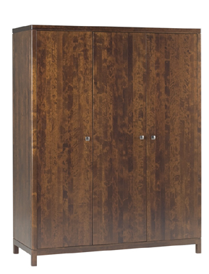 The Pine Factory CORNDELL RADIUS LARGE 3 DOOR PINE WARDROBE