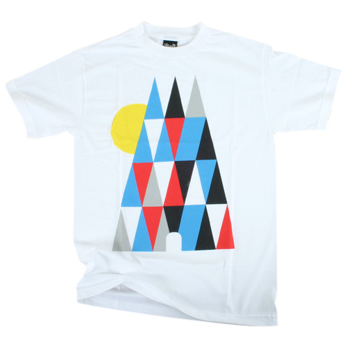 Mens The Quiet Life Mountain Tee White