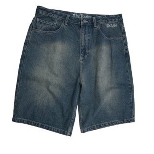 Mens The Realm Bopper Denim Walkshorts Light Indigo