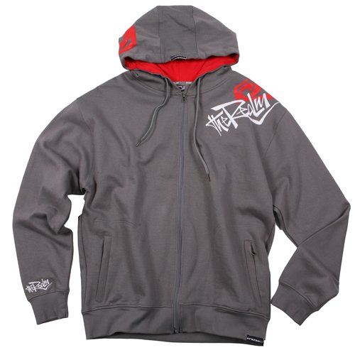 Mens The Realm Oxide Zip Up Hoody Steel