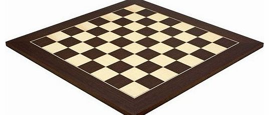 19.7 Inch Wenge and Maple Deluxe Chess Board