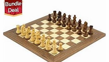 The Down Head Classic Sheesham Deluxe Chess Set