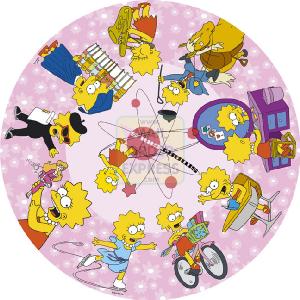 The Simpsons Lisa Montage Circular Jigsaw 500 Piece Jigsaw Puzzle