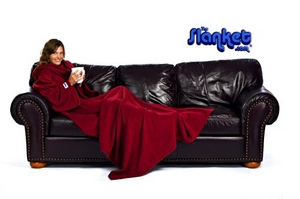 Slanket Blanket With Sleeves Chocolate