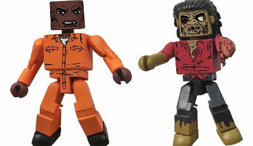 The Walking Dead Walking Dead Minimates Series 3 Dexter/ Dreadlock Zombie (Pack of 2)