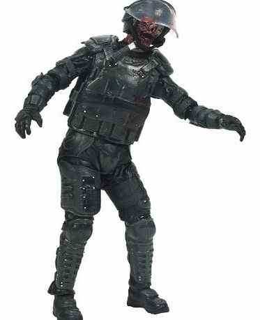 The Walking Dead Walking Dead TV Series 4 Riot Gear Zombie Action Figure