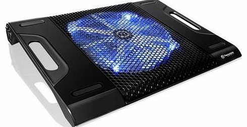 Thermaltake Massive 23 LX Notebook Cooler 23cm Blue LED 10-17 Notebook 2 x USB