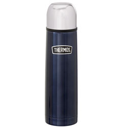 Heritage Steel Flask 0.5 Litre Blue