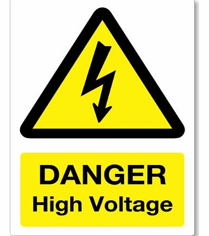 TheStickerShop Danger High Voltage Health 