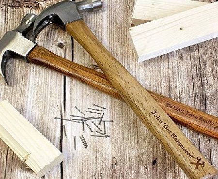 Think Favours Personalised Man at work Hammer - Personalised - Hammer - Executive Gifts