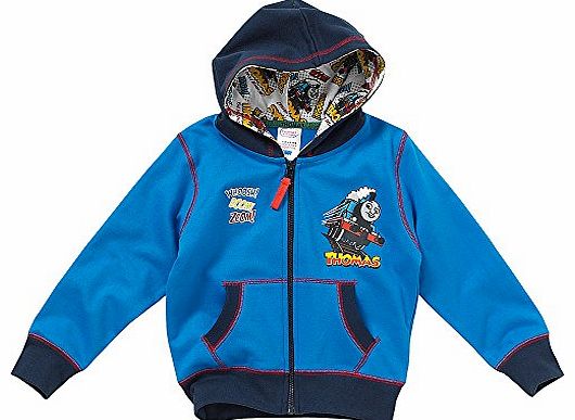 Thomas & Friends Thomas The Tank Engine Whoosh Boom Boys Zip Up Hoody - Blue - 5/6 Years