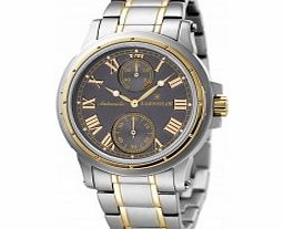 Thomas Earnshaw Mens Ashton Two Tone Steel