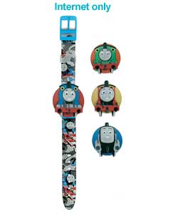 thomas Interchangeable Head LCD Watch