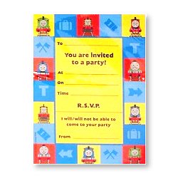 Thomas the Tank Engine - Invitations -