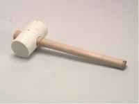 957W White Rubber Mallet 3.1/2In