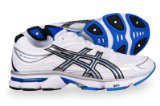 Asics Gel Stratus 2 Running Trainers - White / Blue - SIZE UK 8