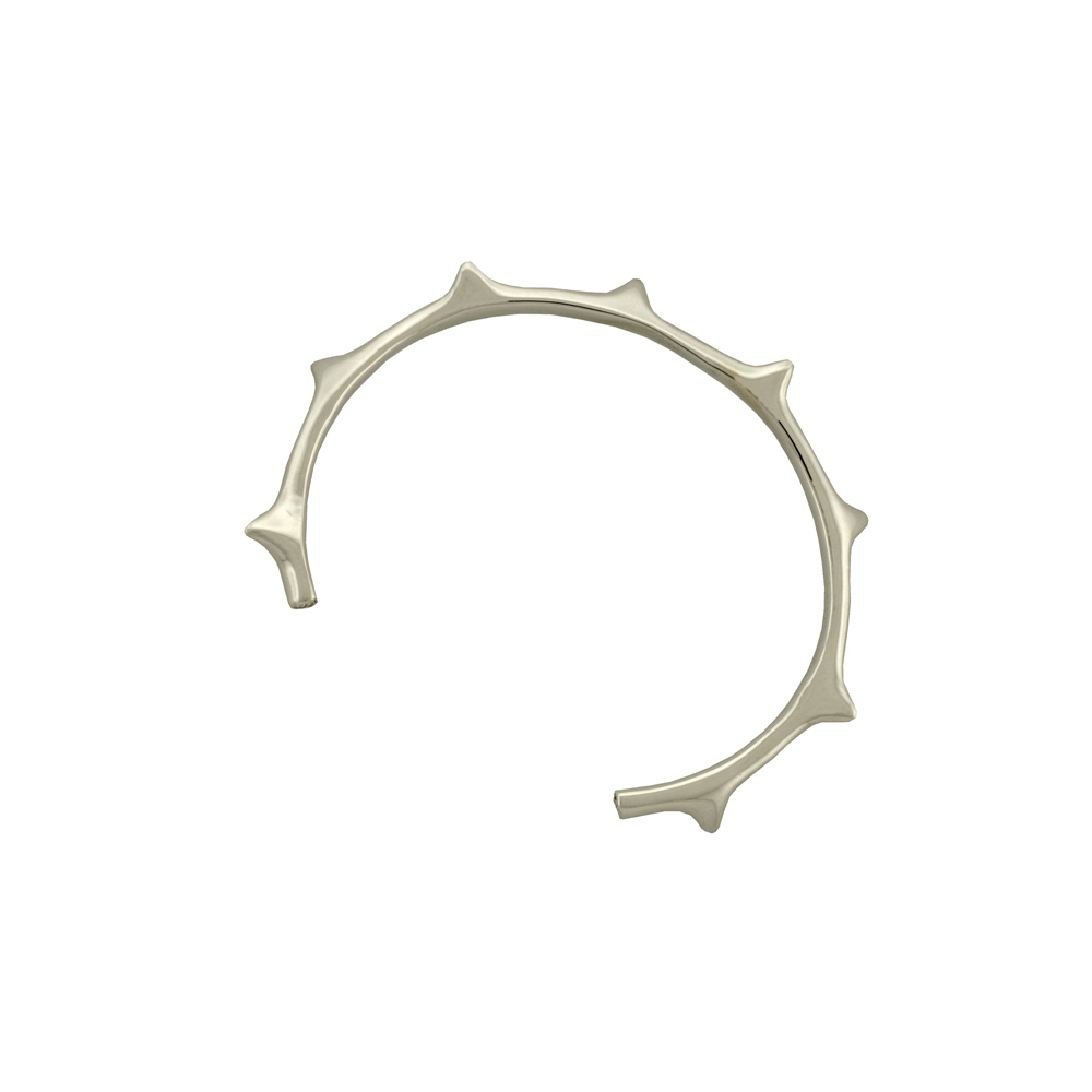 Thorn Cuff - White Gold