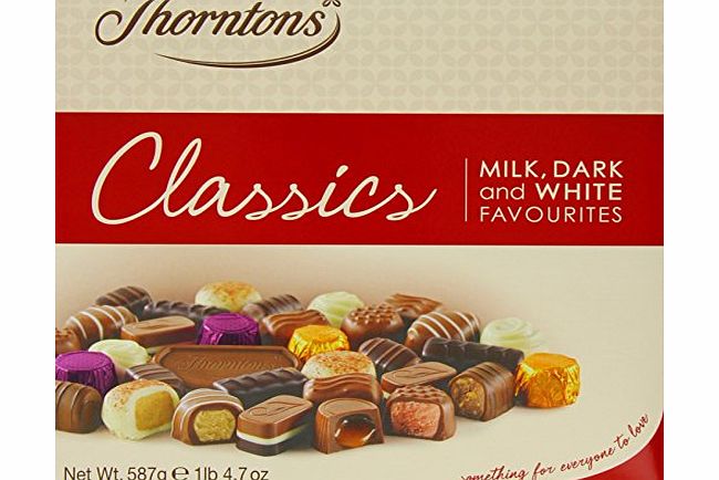 Thorntons Classics Milk/ White/ Dark 587 g