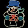 Snowman Rope Light Silhouette