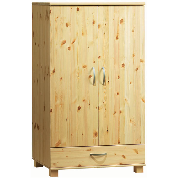 2 Door 1 Drawer Wardrobe