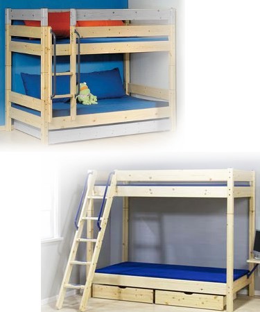 Natural Pine Bunk Bed Conversion Kit