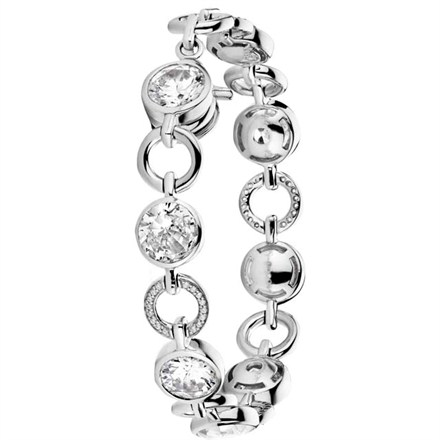 Silver Cubic Zirconia Bracelet 2649ZI