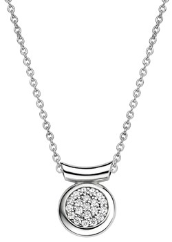 Silver Cubic Zirconia Set Pendant