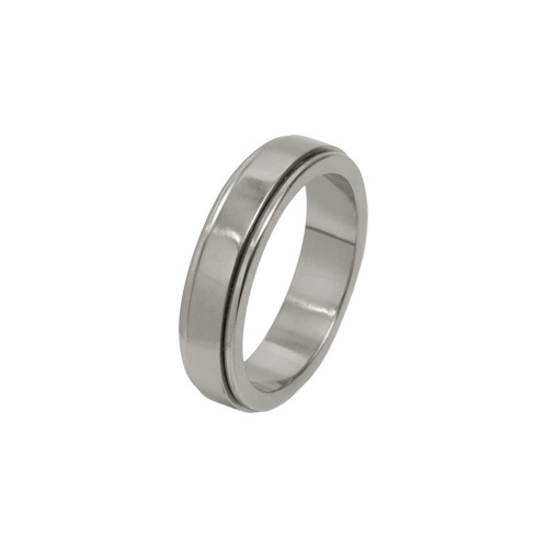 6mm Raised Centre Ring in Titanium by Ti2