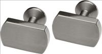 Rectangular Titanium Cufflinks by Ti2