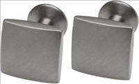 Square Matt Titanium Cufflinks by Ti2