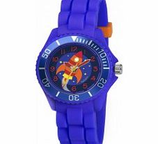 Tikkers Boys Blue Rocket Ship Watch