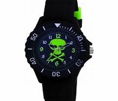 Tikkers Kids Black Rubber Watch