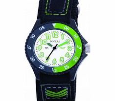 Tikkers Kids Black Velcro Watch