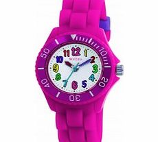 Tikkers Kids Fluorescent Pink Watch